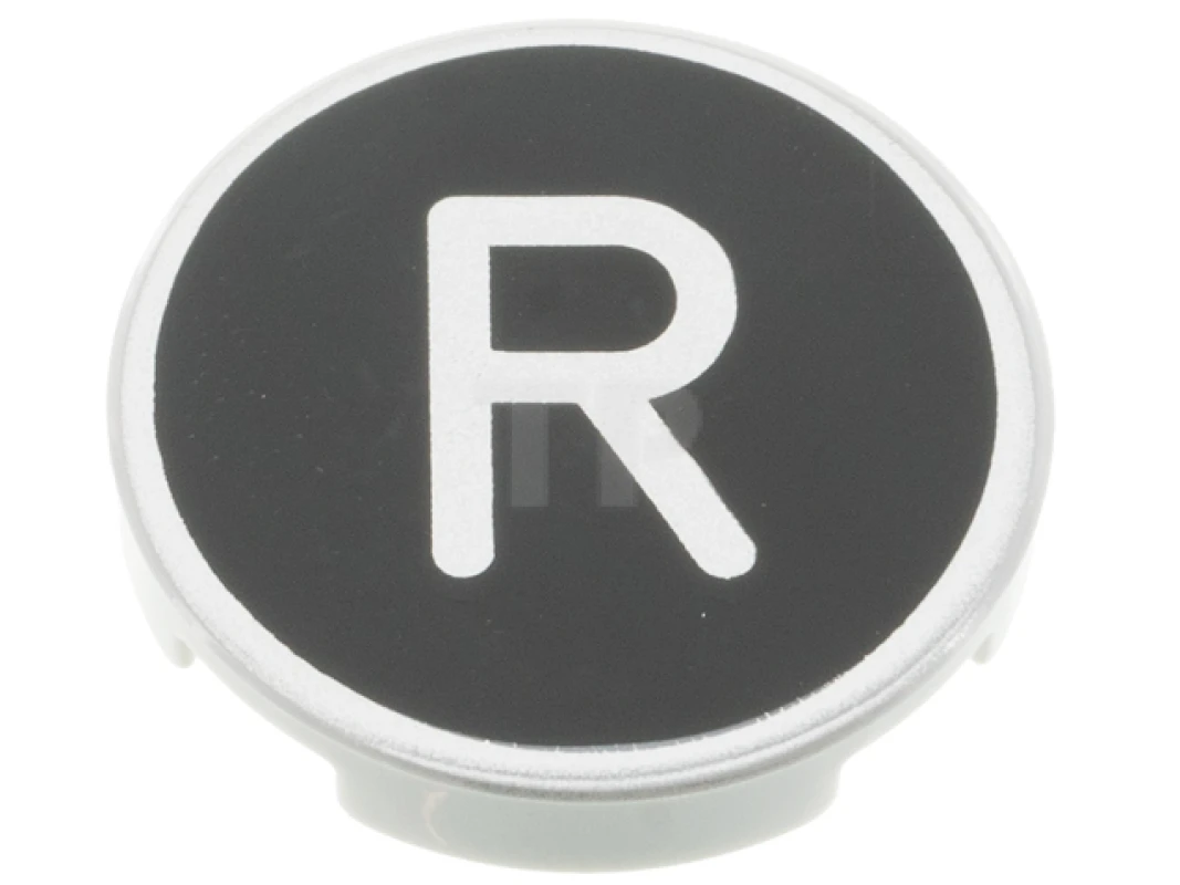 LEGO&reg; 6352978 - 14769pb439 - Tile 2 x 2 Round with Bottom O and Letter R Pattern