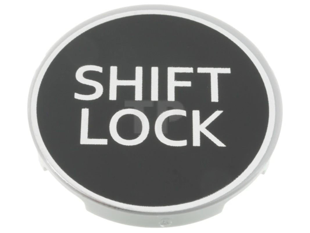 LEGO&reg; 6353007 - 67095pb010 - Tile 3 x 3 Round with 'SHIFT LOCK' Pattern