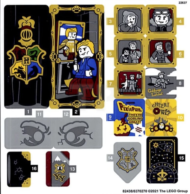 LEGO&reg; 6370270 - Sticker for Set 76389