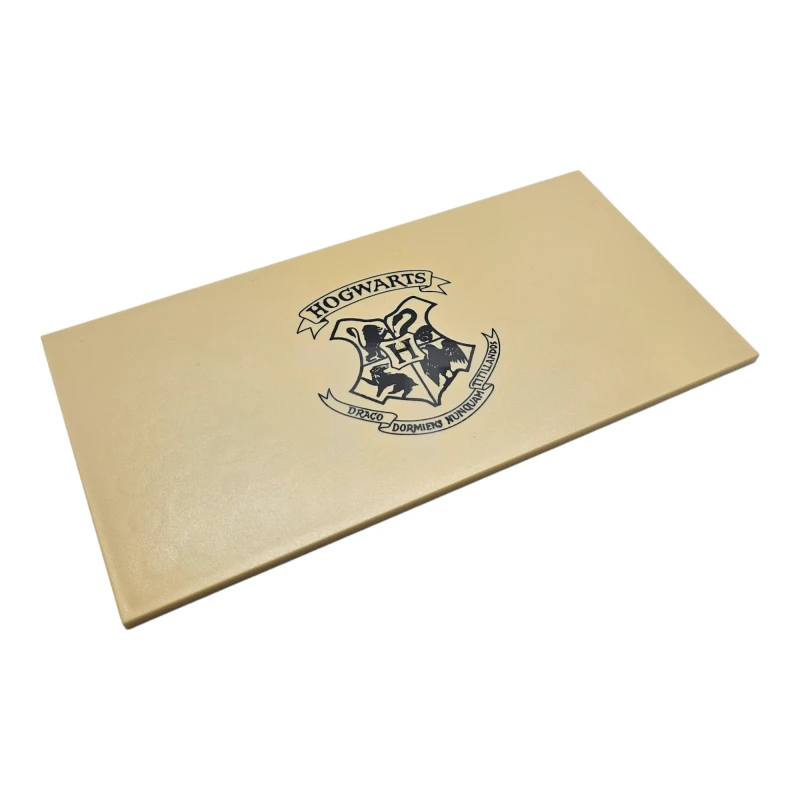 LEGO&reg; 6362537 - 90498pb27a - Tile 8 x 16 with Bottom Tubes with Hogwarts Crest Pattern