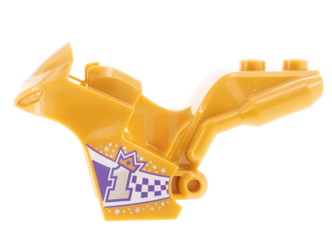 LEGO&reg; 6351350 - 75533pb03 - Carénage de moto, vélo de sport, avant effilé avec motif numéro 1