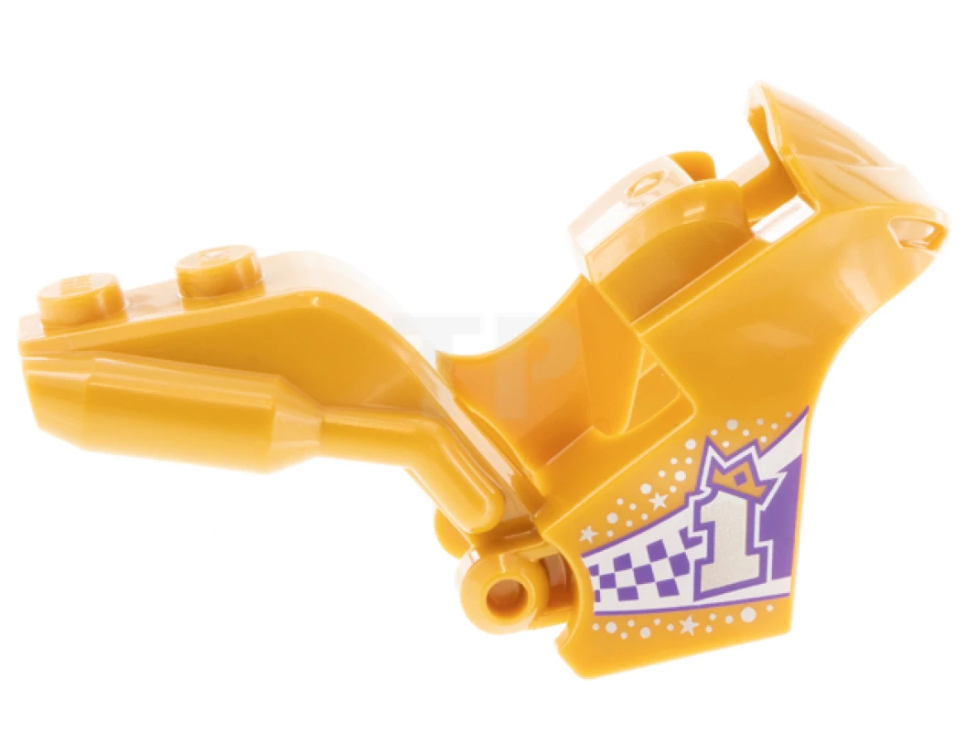 LEGO&reg; 6351350 - 75533pb03 - Carénage de moto, vélo de sport, avant effilé avec motif numéro 1