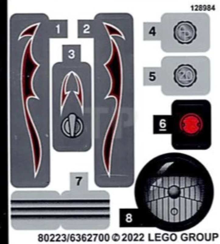 LEGO&reg;  - Sticker for Set 42132