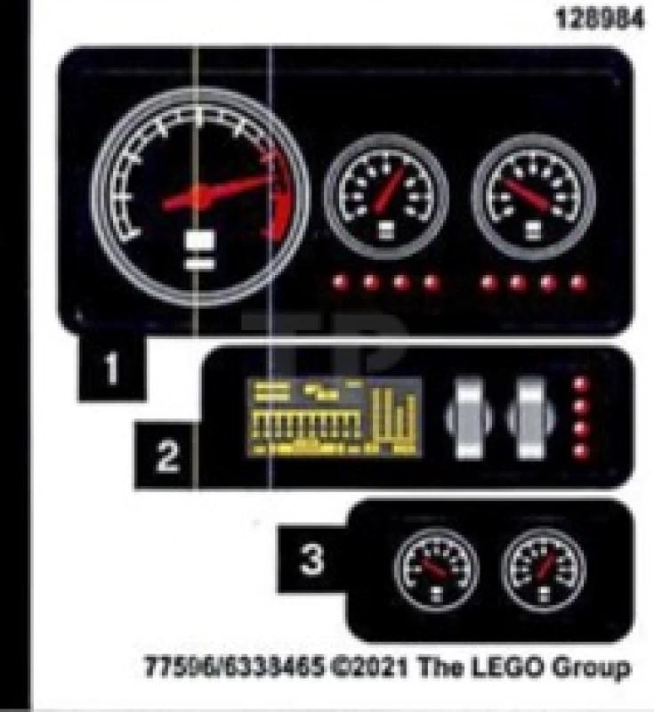 LEGO&reg;  - Sticker for Set 42127