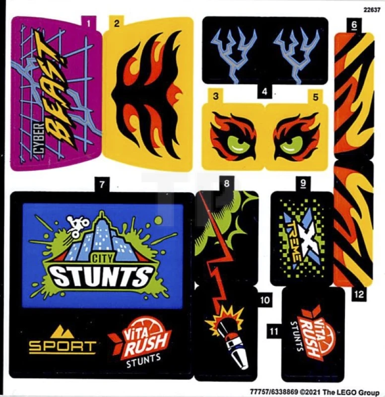 LEGO&reg; 6338869 - Sticker for Set 60295