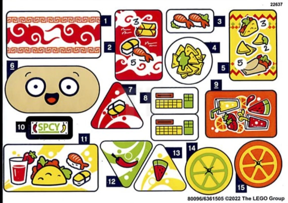 LEGO&reg; 6361505 - Sticker for Set 41701