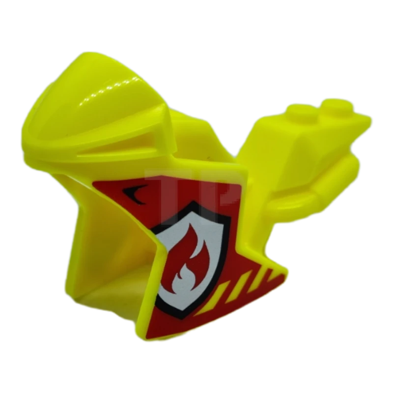 LEGO&reg; 6385247 - 18895pb28 - Motorcycle Fairing, Sport Bike with Fire Logo Pattern 