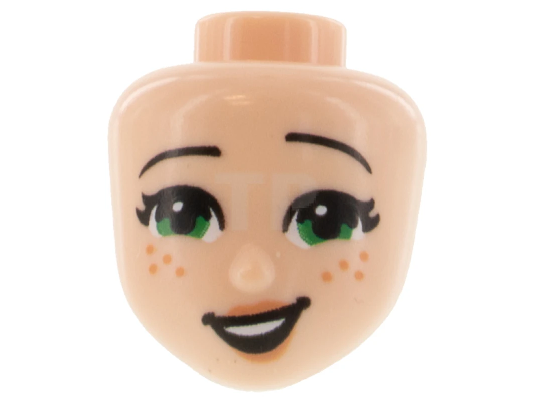 LEGO&reg; 6373405 - 84067 - Head Mini Doll with Lopsided Smile Pattern