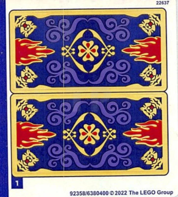 LEGO&reg; 6380400 - Sticker for Set 43208