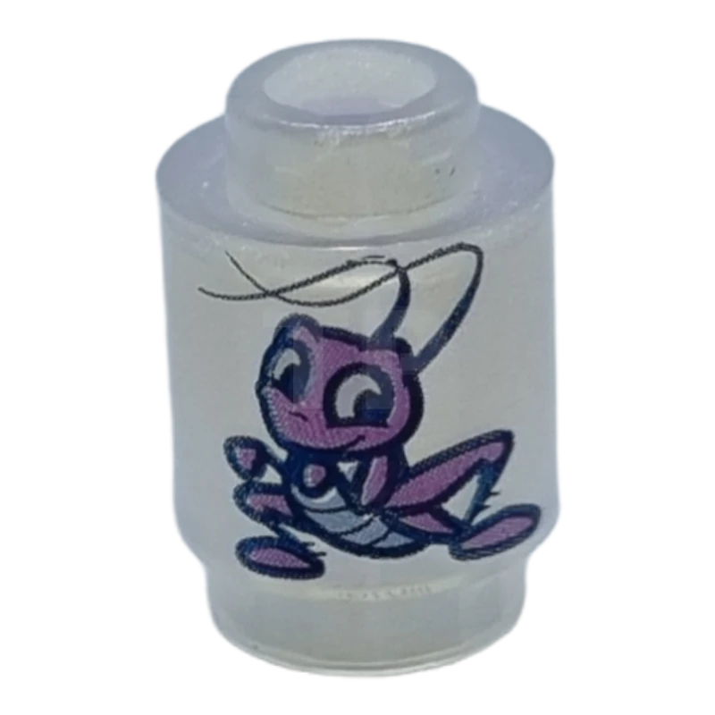 LEGO&reg; 6399361 - 3062pb072 - Brick 1 x 1 Round with Insect Pattern, Open Stud