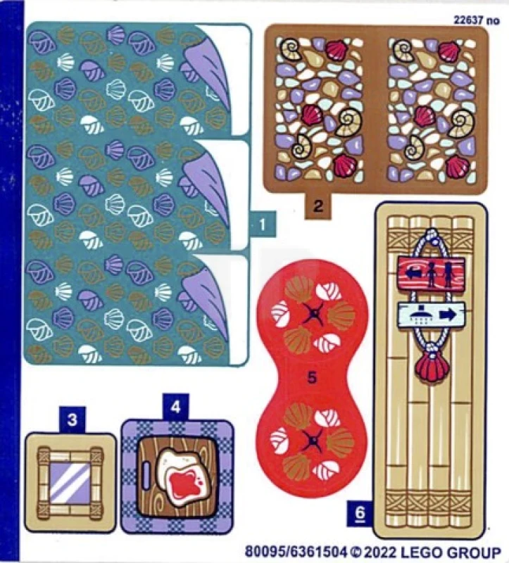 LEGO&reg; 6361504 - Sticker for Set 41700