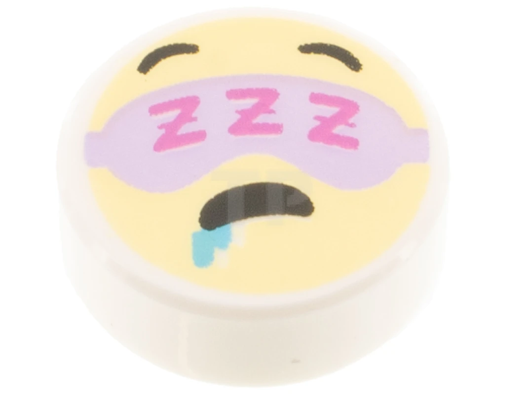 LEGO&reg;  - 98138pb268 - Fliese 1 x 1 Rund mit Gesichtsmuster (Emoji)