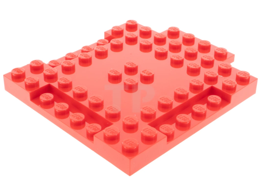 LEGO&reg; 6384668 - 15624 - Brick, Modified 8 x 8 with 1 x 4 Indentations and 1 x 4 Plate