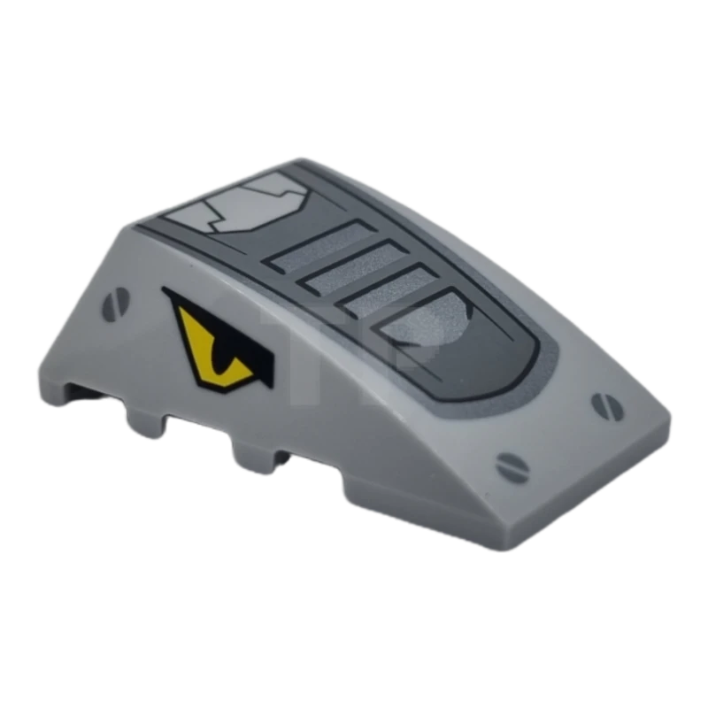 LEGO&reg; 47753pb117 - 6375555 - Slope 4 x 4 Wedge with Dragon Head Pattern