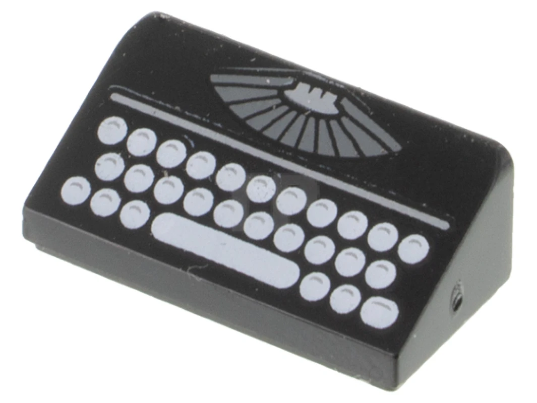 LEGO&reg; 85984pb291 - 6323421 - Slope 30° 1 x 2 x 2/3 with Typewriter Pattern