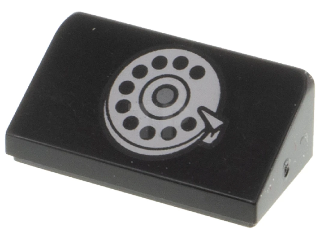 LEGO&reg; 6323420 - 85984pb290 - Slope 30° 1 x 2 x 2/3 with Phone Dial Pattern