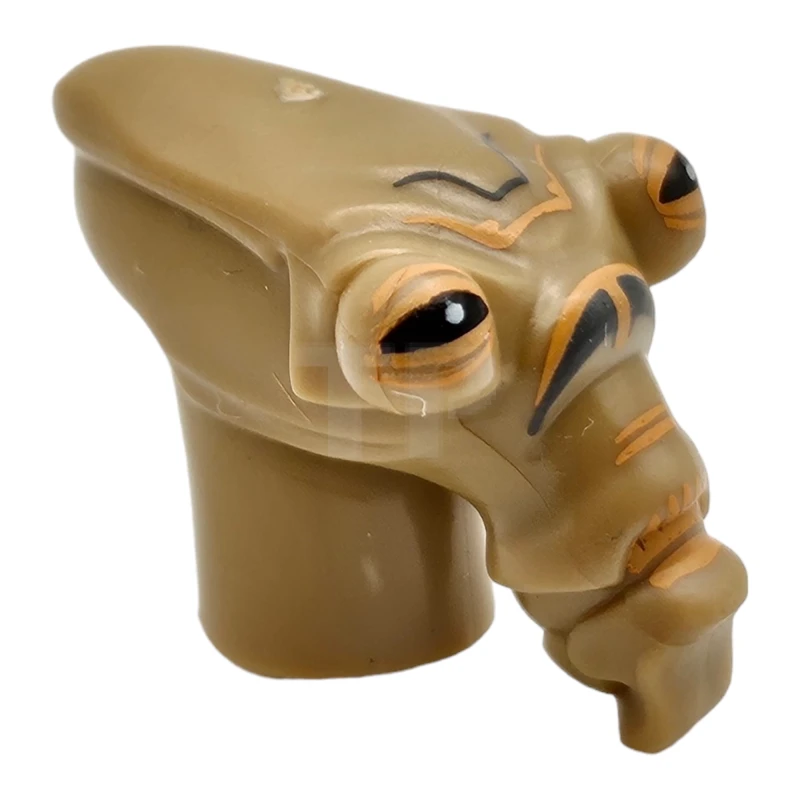 LEGO&reg; 92751pb01 - 6019623 - Minifigure, Head, Modified SW Geonosian with Black Eyes Pattern
