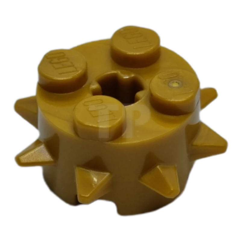LEGO&reg; 6327879 - 27266 - Brique, ronde 2 x 2 avec pointes et trou d'axe.