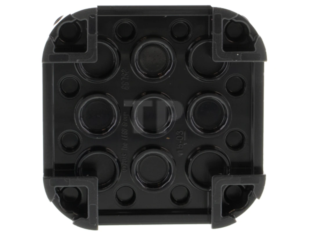 LEGO&reg; 6366020 - 66792pb008 - Plate 4 x 4 x 2/3 Rounded Corners with Super Mario Scanner Code Skewer Pattern (Sticker) - Set 71390