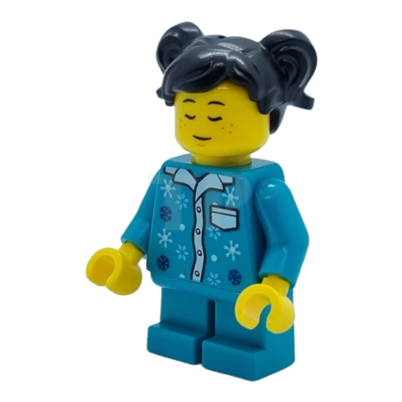 LEGO&reg; hol256 Bambina - Pigiama turchese scuro, gambe corte turchese scuro, codini neri