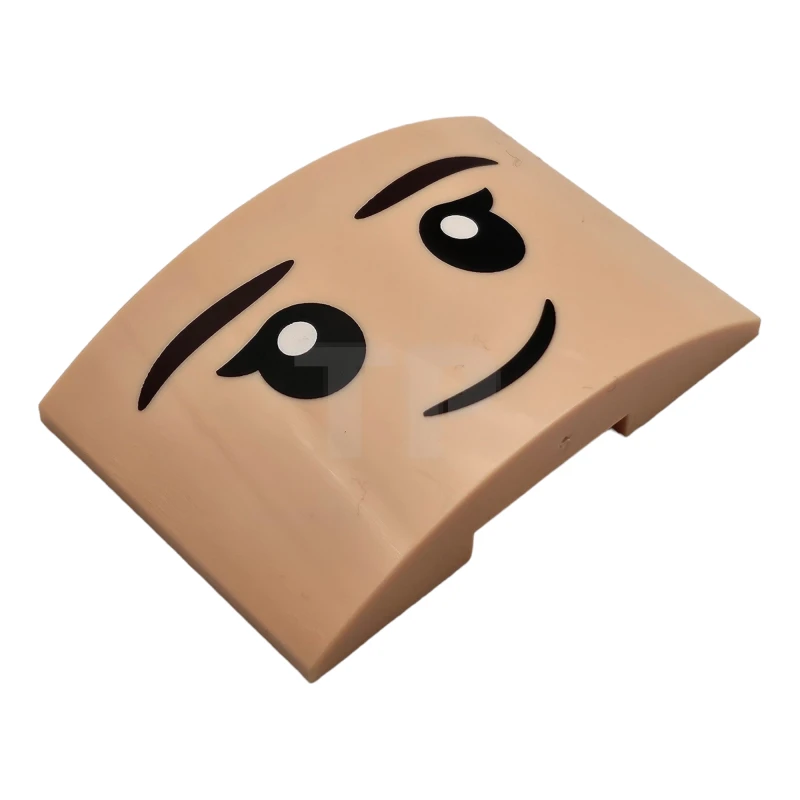 LEGO&reg; 78522pb002 - 6360707 - Slope Curved 6 x 4 - Double with Face Pattern (Hermione Granger)