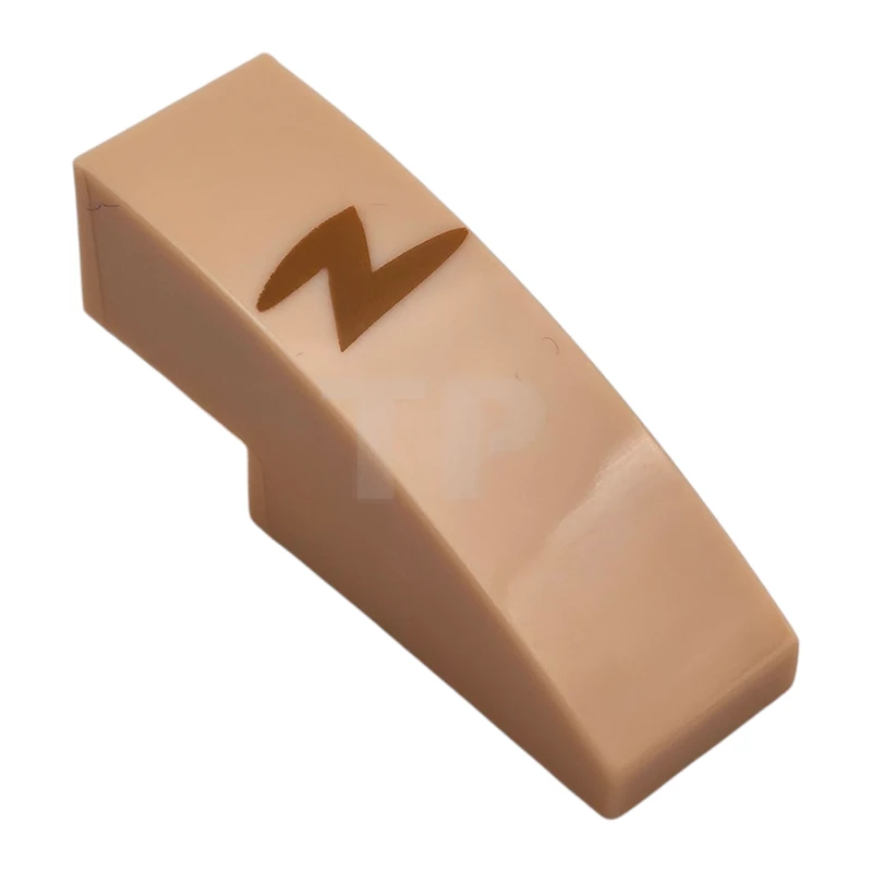 LEGO&reg; 6357975 - 50950pb137 - Dakpan 3 x 1 gebogen met zigzagpatroon