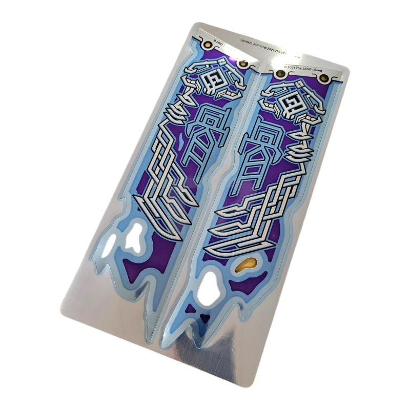 LEGO&reg; 6347505 - 80028pls01 - Capas de Plástico con Dibujo de Demonio de Hueso, Hoja de 2