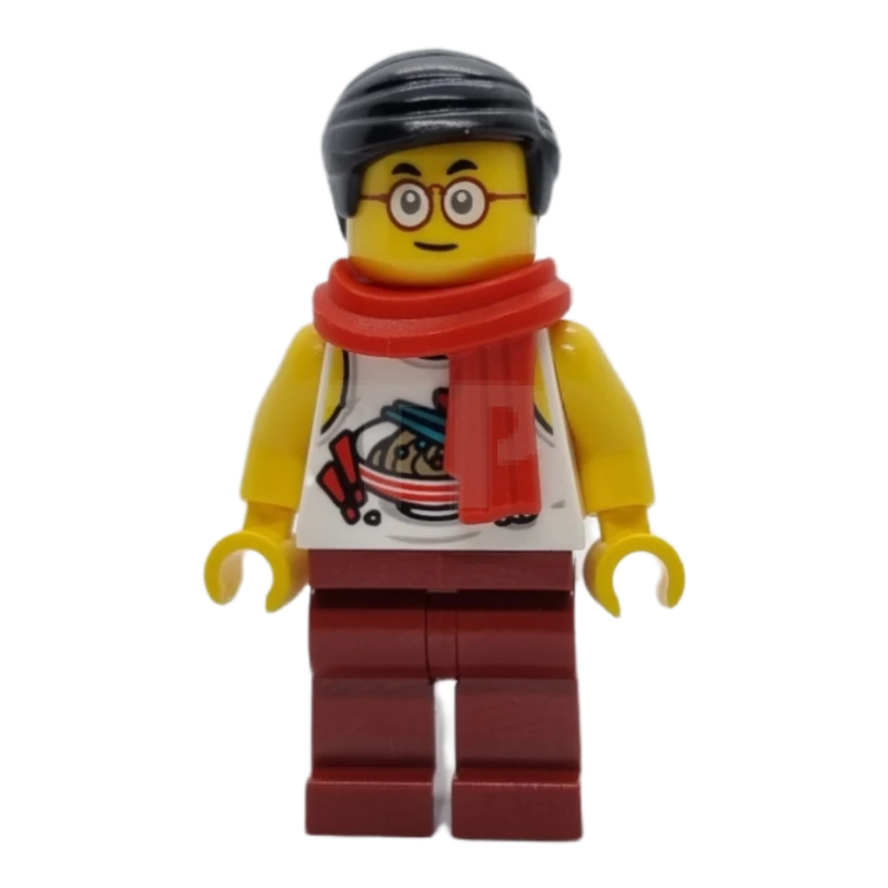 LEGO&reg; mk062 Mr. Tang - Dark Red Legs