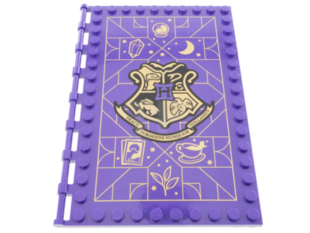 LEGO&reg; 6377325 - 69934pb013 - Tile 10 x 16 with Studs and Bar Handles with Hogwarts Divination Class Pattern