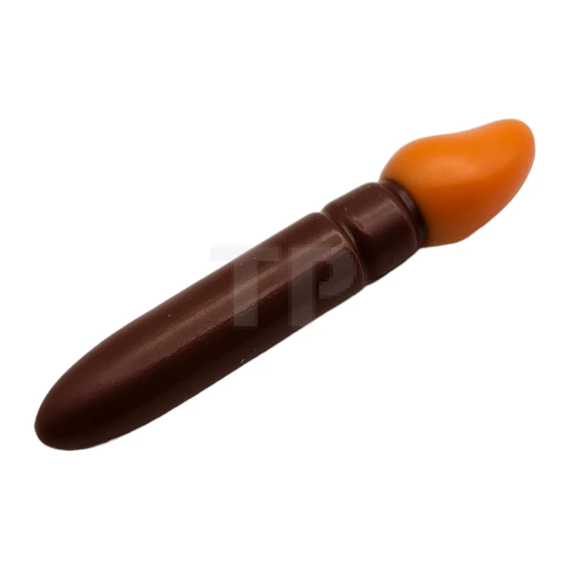 LEGO&reg; 6359668 - 93552pb05 - Minifigure, Utensil Paint Brush with Molded Orange Bristles Pattern