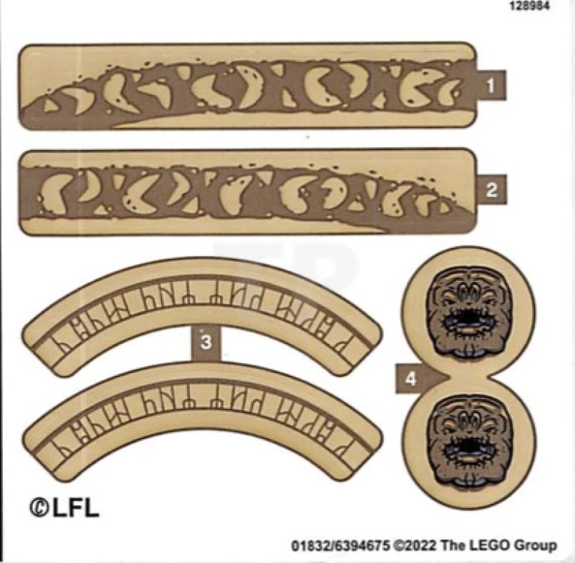 LEGO&reg; 6394675 - Sticker for Set 75326