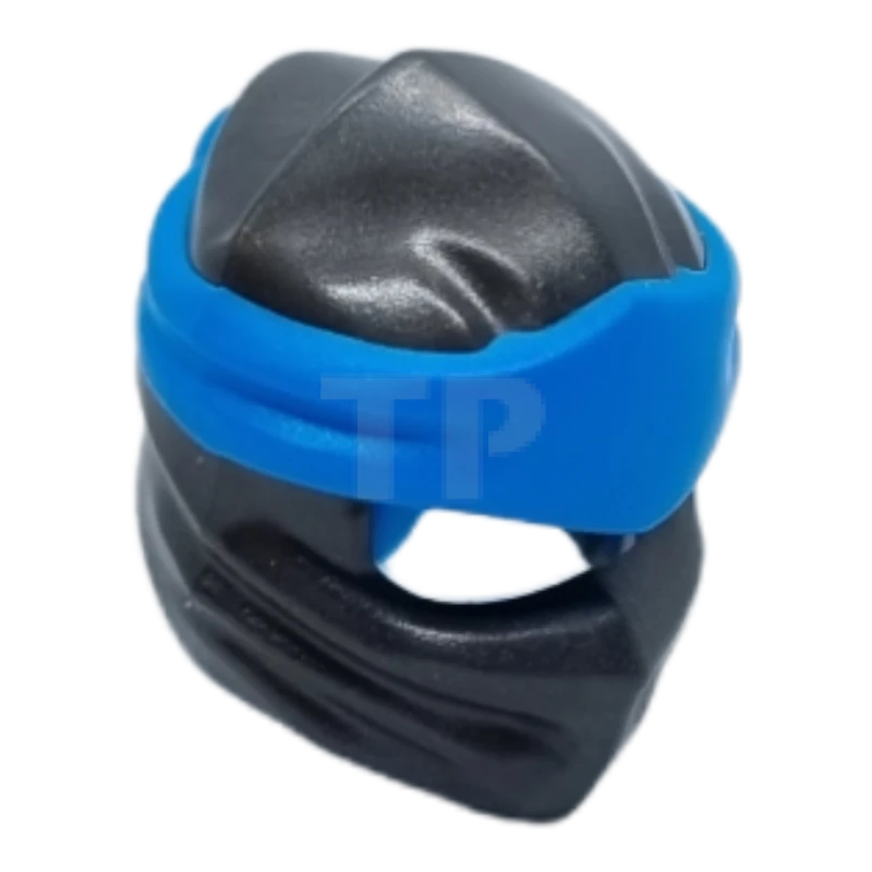 LEGO&reg; 6380065 - 40925pb04 - Minifigure, Headgear Ninjago Wrap Type 4 with Molded Dark Azure Headband Pattern