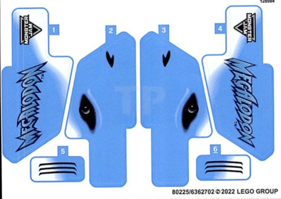 LEGO&reg;  - Sticker for Set 42134