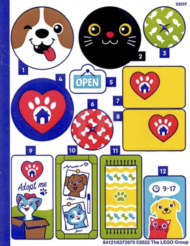 LEGO&reg; 6373975 - Sticker for Set 41699