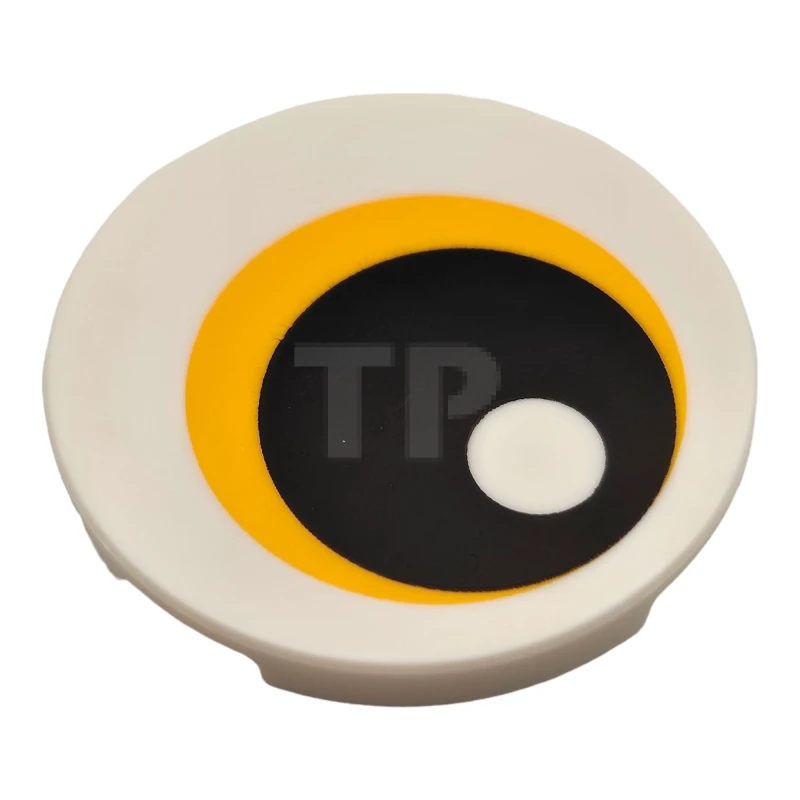 LEGO&reg; 6366028 - 67095pb018 - Tile 3 x 3 Round with Eye Pattern
