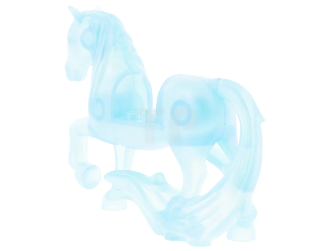 LEGO&reg; 6380369 - 58484c01pb01 - Cavallo con ritaglio 2 x 2, coda lunga e occhi blu metallici