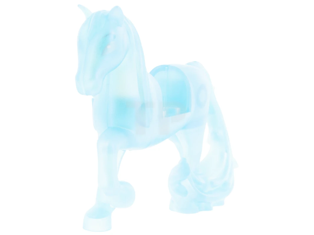 LEGO&reg; 6380369 - 58484c01pb01 - Cavallo con ritaglio 2 x 2, coda lunga e occhi blu metallici