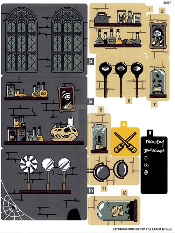 LEGO&reg; 6380098 - Sticker for Set 76397