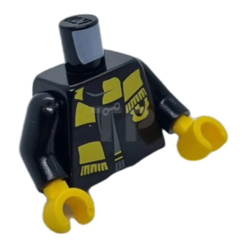 LEGO&reg; 6375740 - 973pb4510c01 - Torso (complete) with Robe and Scarf Pattern (Hufflepuff Shield) 