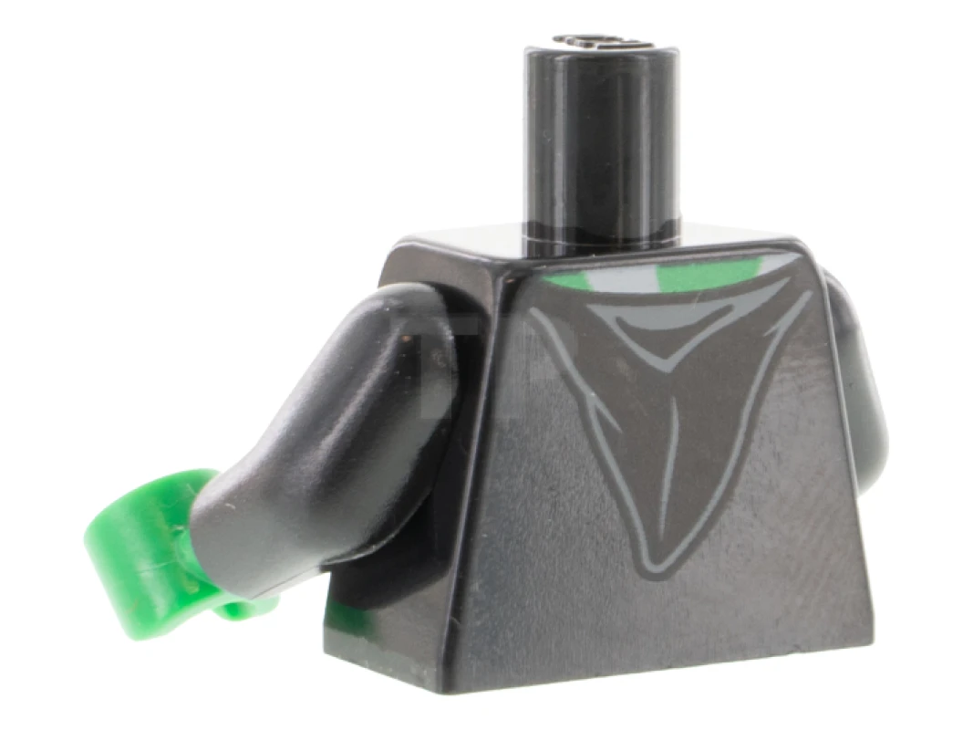 LEGO&reg; 6375743 - 973pb4511c01 - Torso (complete) with Robe and Scarf Pattern (Slytherin Shield)