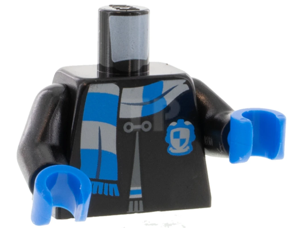 LEGO&reg; 6375741 - 973pb4512c01 - Torso (complete) with Robe and Scarf Pattern (Ravenclaw Shield)
