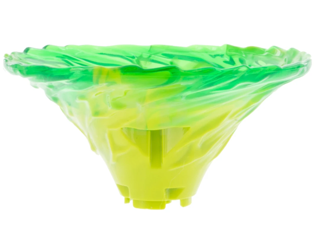 LEGO&reg; 6375613 - 69784pb02 - Tornado Spiral Wide mit marmoriertem Trans-Green Top-Muster