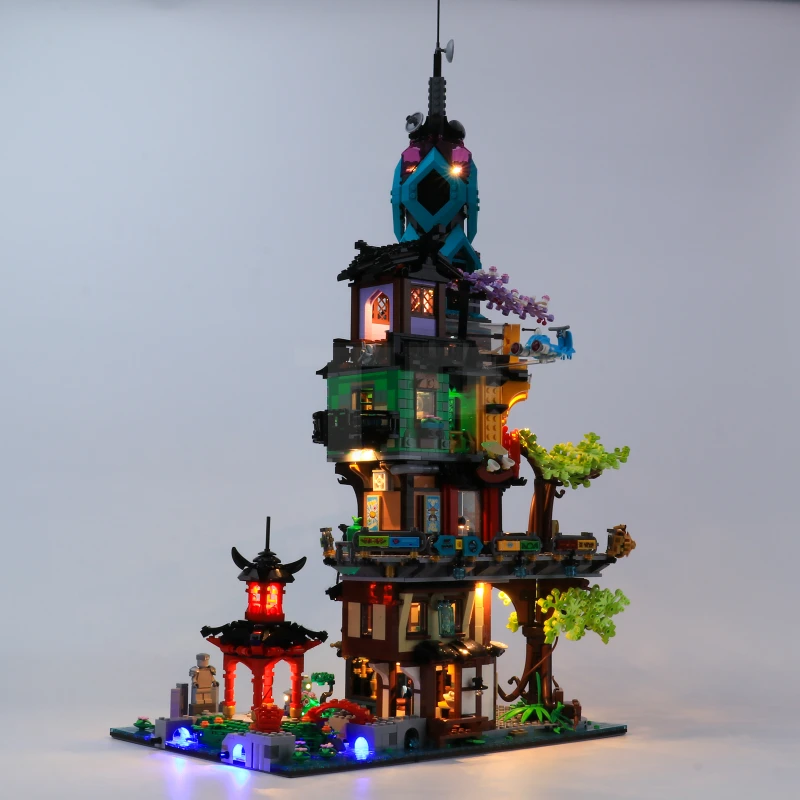 Light kit for LEGO® 71741 NINJAGO® City Gardens