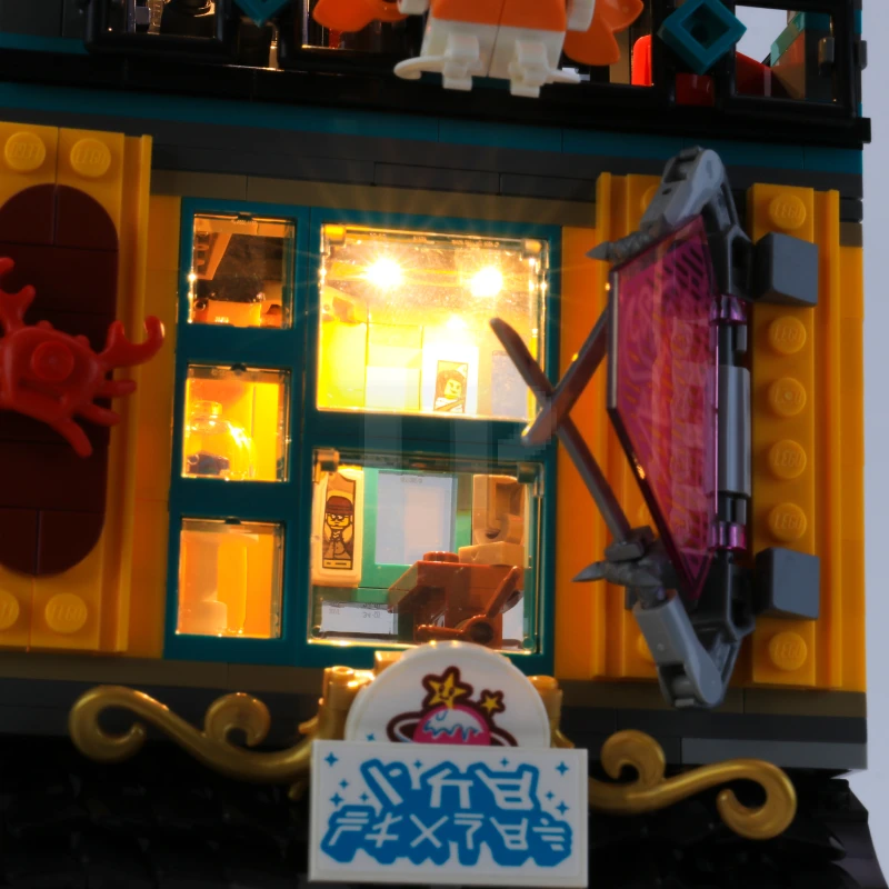 Light kit for LEGO® 71741 NINJAGO® City Gardens