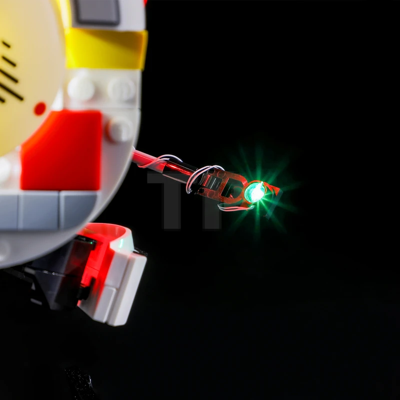 Light kit for LEGO® 75327 Luke Skywalker (Red Five) Helmet