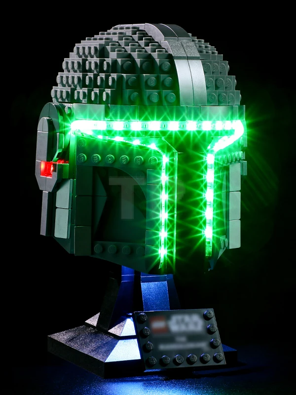 Lichtset voor LEGO® 75328 De Mandalorian Helm