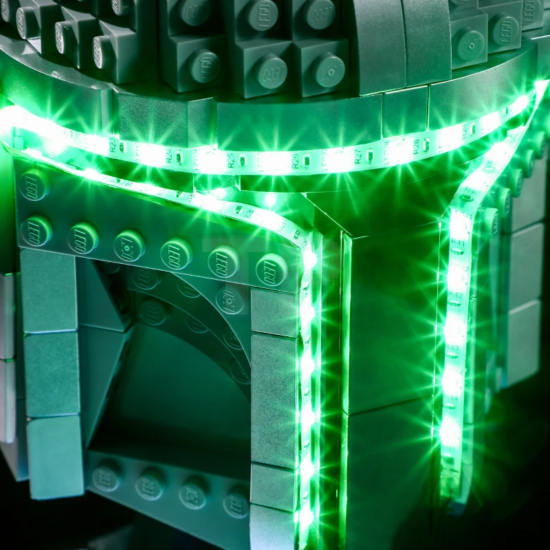Lichtset voor LEGO® 75328 De Mandalorian Helm