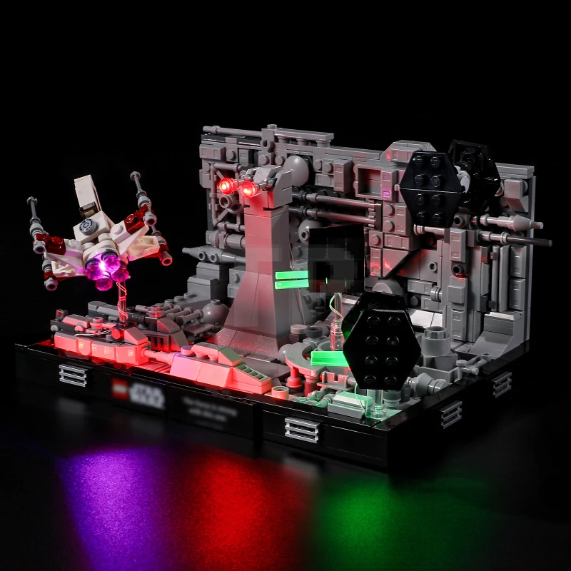 Lichtset voor LEGO® 75329 Death Star Trench Run Diorama