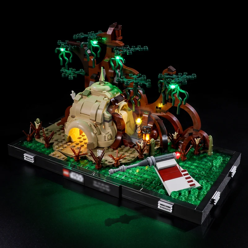 Light kit for LEGO® 75330 Dagobah Jedi Training Diorama