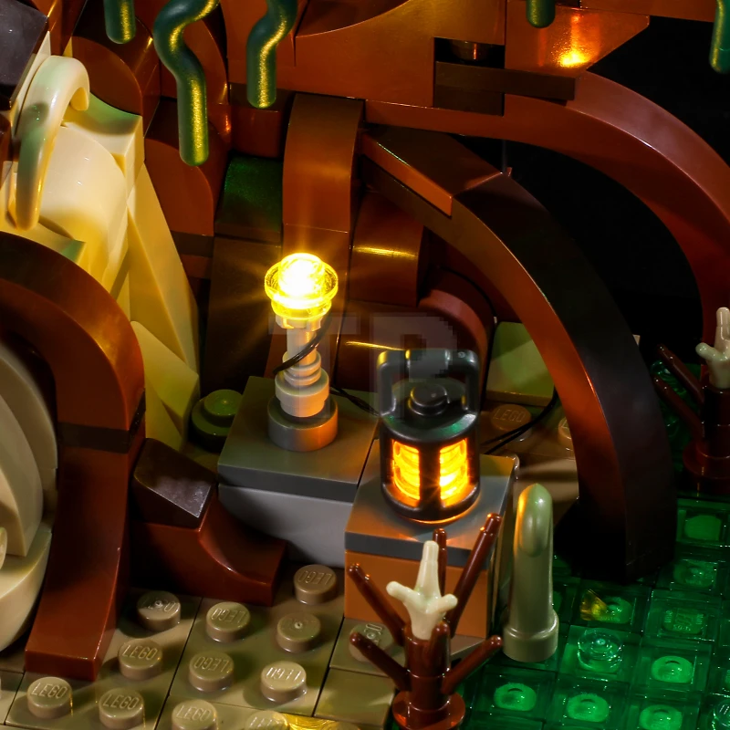 Light kit for LEGO® 75330 Dagobah Jedi Training Diorama